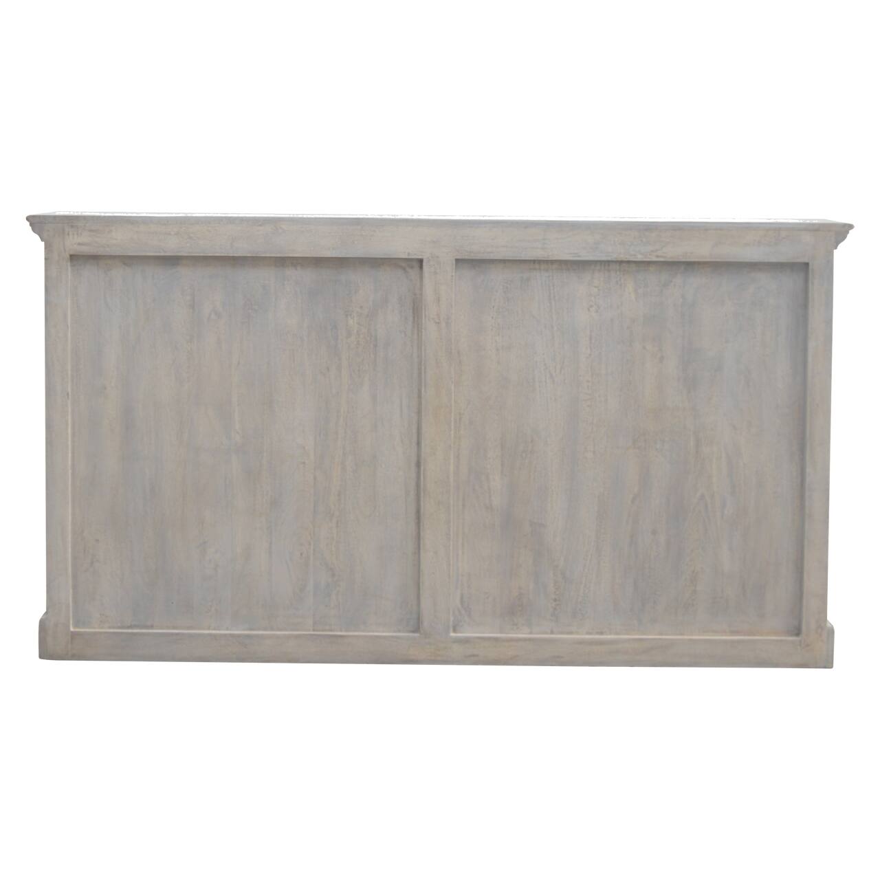 Alt View 6. Artisan Furniture - Artisan Furniture Solid Wood Stone Acid Wash Glazed Sideboard, 4 Drawers, 4 Doors, Grey - Acid Wash.