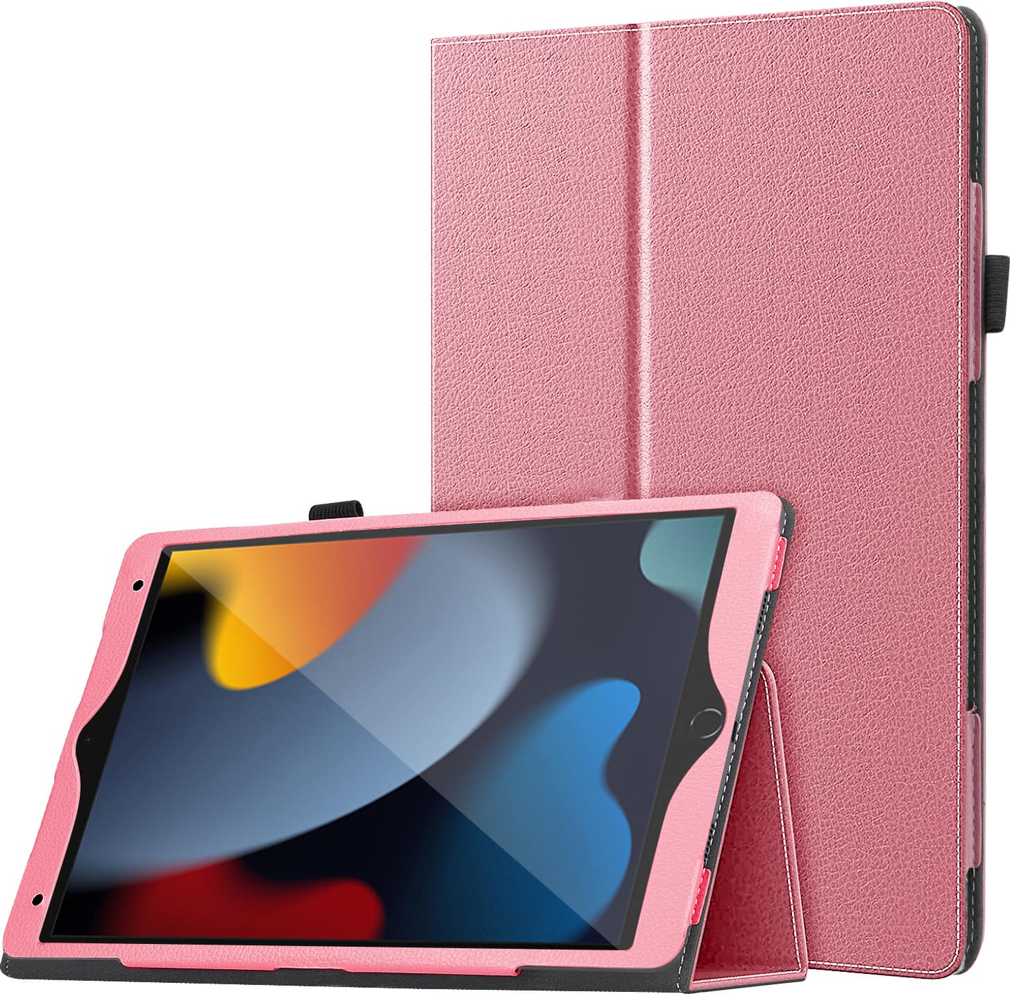 Alt View 11. SaharaCase - Bi-Fold Folio Case for Apple iPad 10.2 (8th Generation 2020 and 9th Generation 2021) - Pink.
