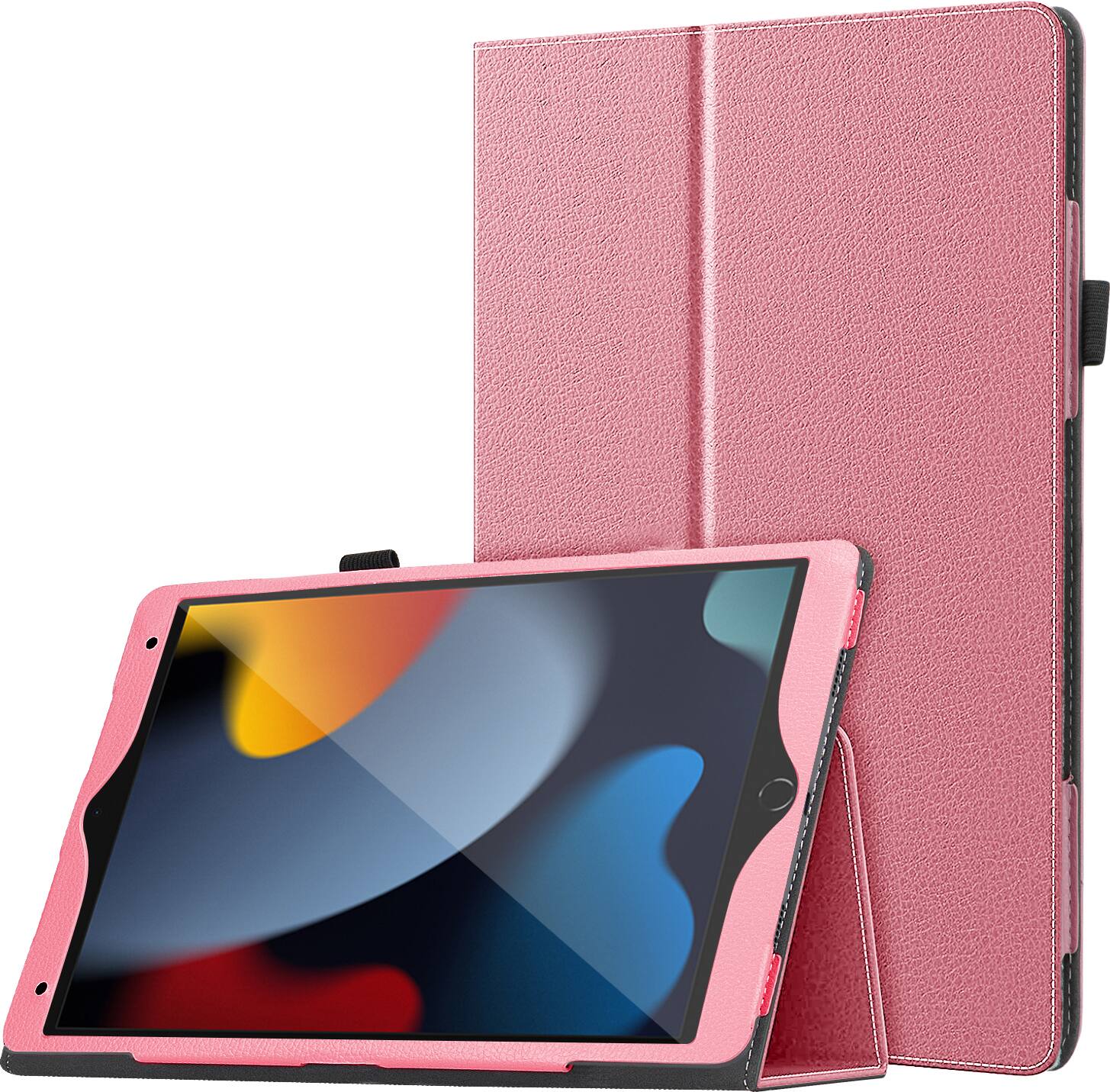 Alt View 11. SaharaCase - Bi-Fold Folio Case for Apple iPad 10.2 (8th Generation 2020 and 9th Generation 2021) - Pink.