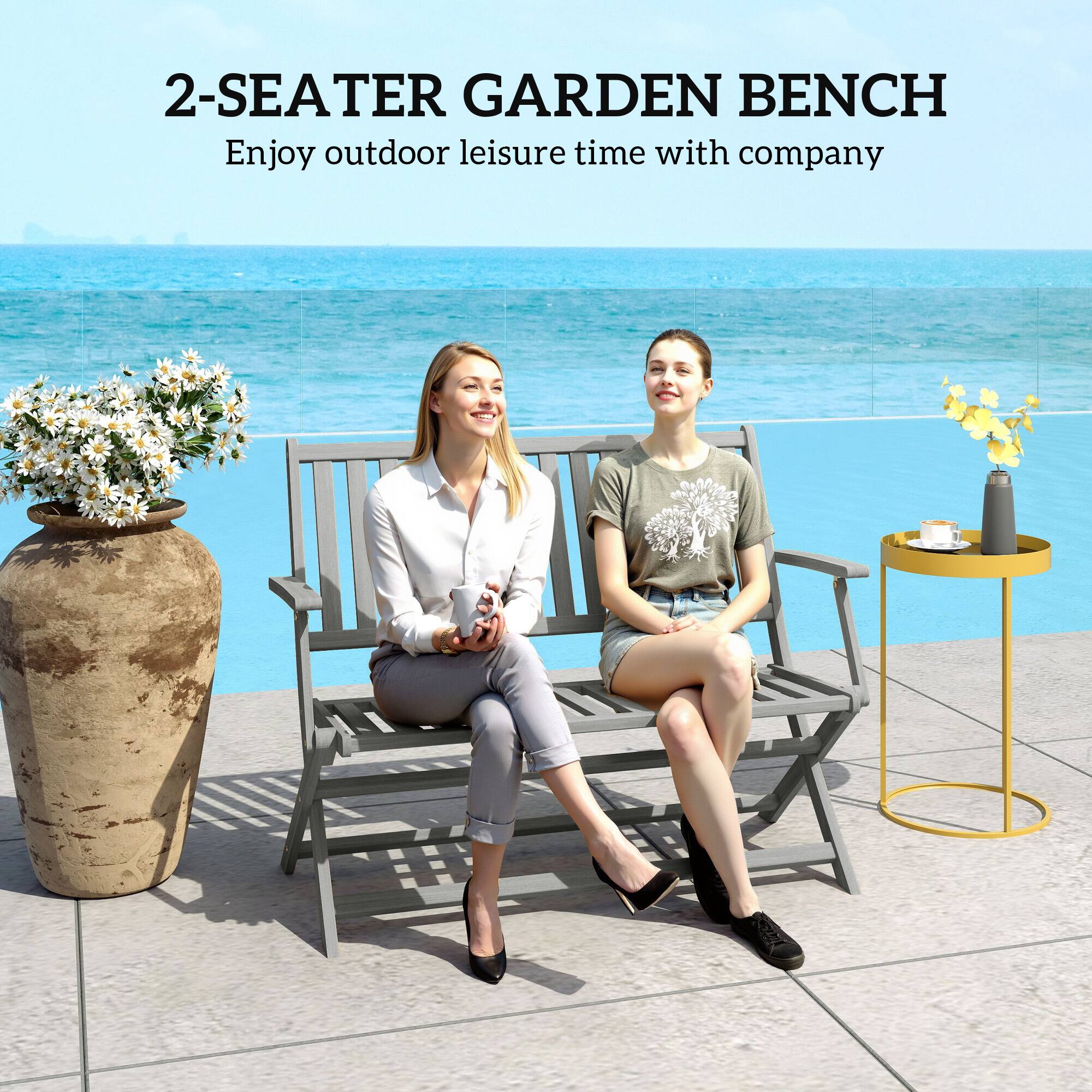2-SEATER GARDEN BENCH
Enjoy outdoor leisure time with company
