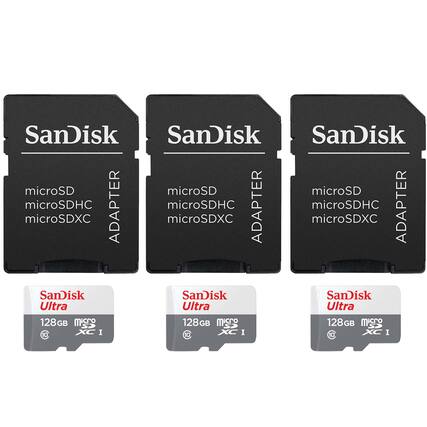 SanDisk microSD microSDHC ADAPTER microSDXC SanDisk Ultra 128GB microSDXC