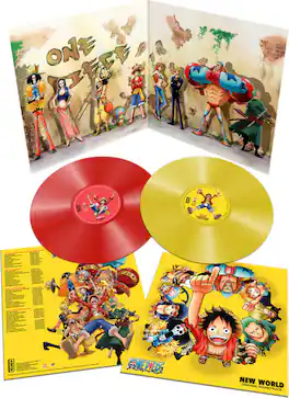 One Piece New World / O.S.T. - One Piece New World - Limited Edition Red + Yellow Vinyl - VINYL LP