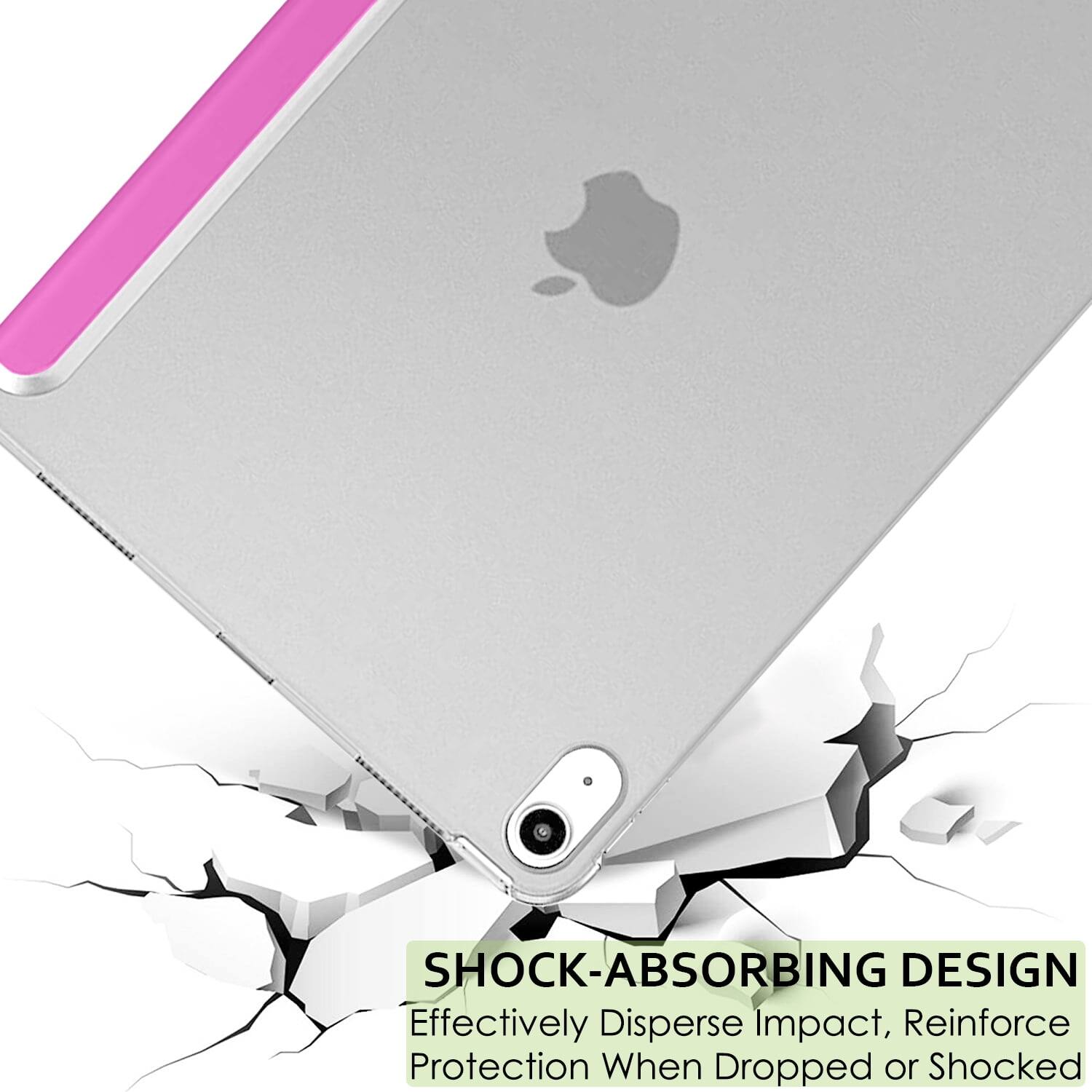SHOCK-ABSORBING DESIGN  
Effectively Disperse Impact, Reinforce Protection When Dropped or Shocked