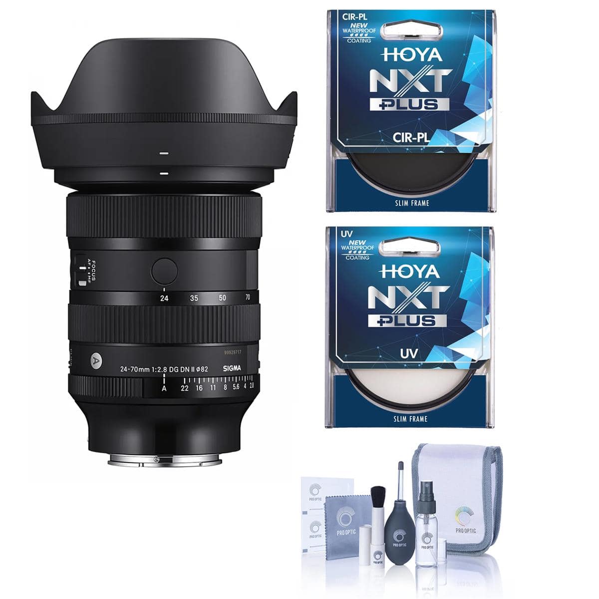Bundle - Sigma - 24-70mm f/2.8 DG DN II Art Lens for Sony E, w/Pro Filter Kit
