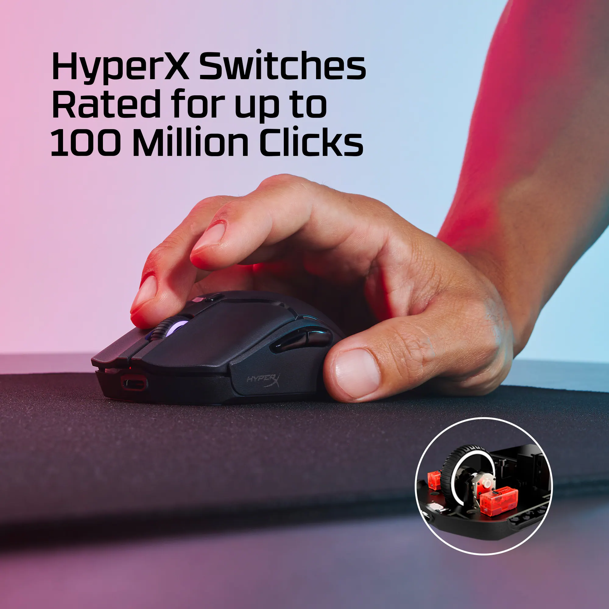 HyperX Switches Rated for up to 100 Million Clicks