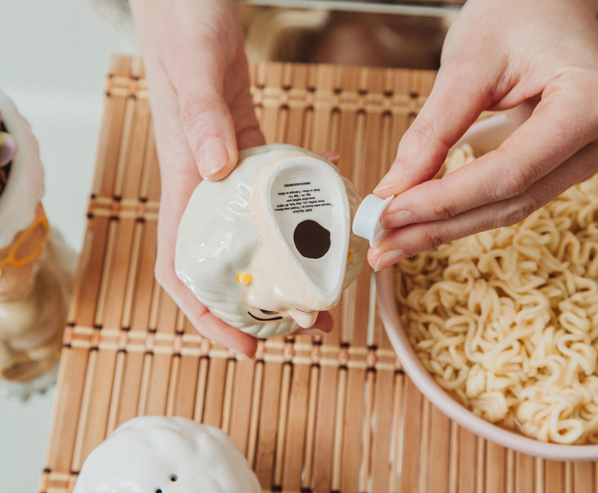 Alt View 5. Silver Buffalo - The Golden Girls Rose and Blanche Ceramic Salt and Pepper Shakers | Set of 2 - Beige.