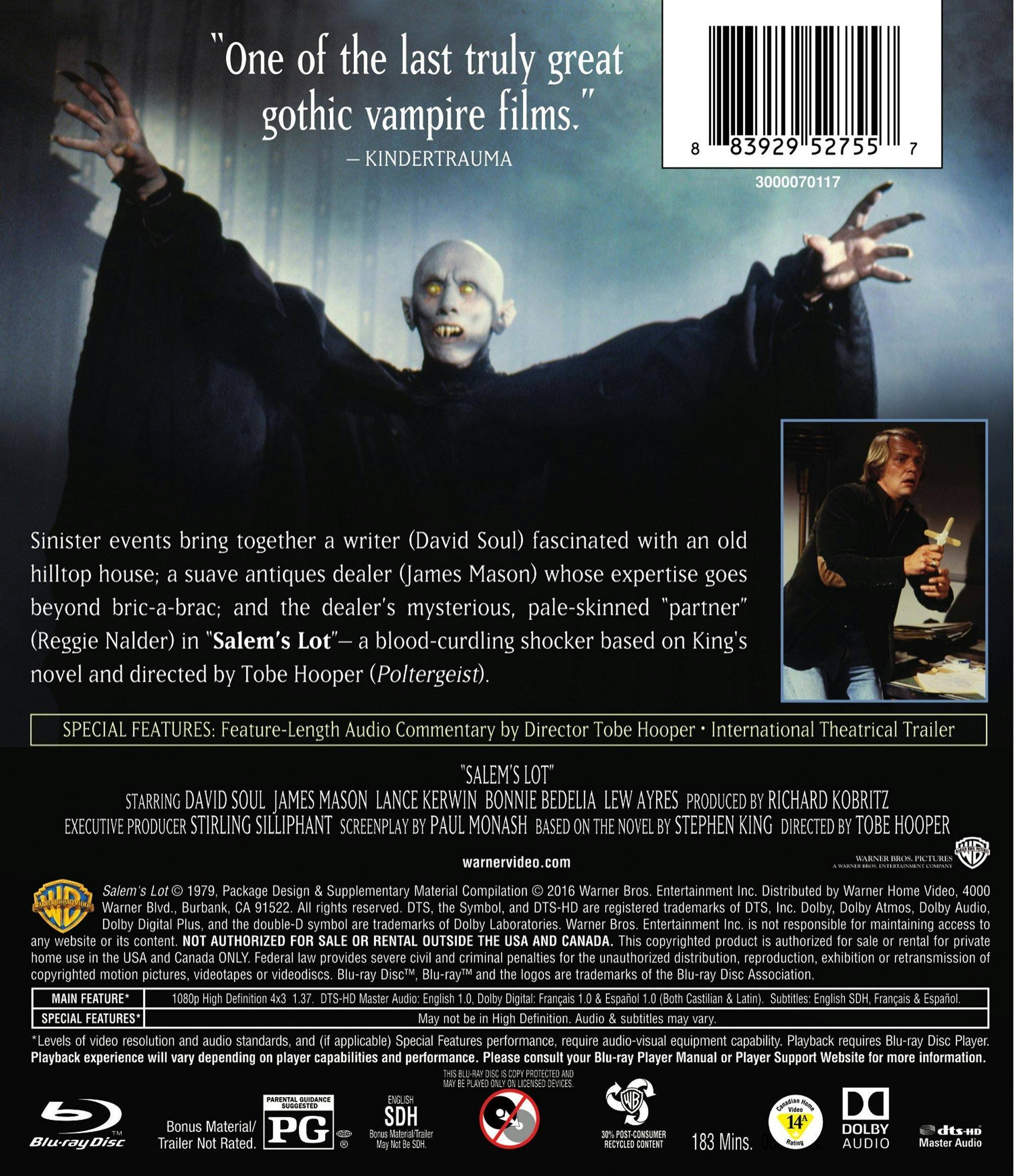 Back. Salem's Lot [Blu-ray].