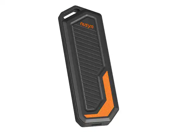 Front. NUSYN - Nusyn NSP35 1TB Portable SSD - 1050MB/s, USB-C, Durable, IP67, Shockproof, for Photos, Gaming - Gray.