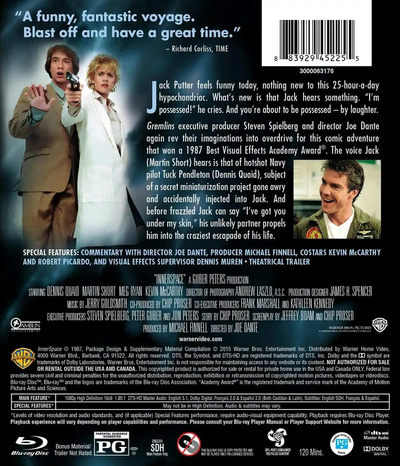 Back. Innerspace [Blu-ray].