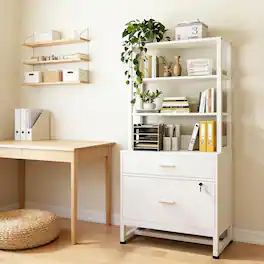 Forest'nSky - 2-Drawer Sturdy File Cabinet - Ample Storage for Office & Home