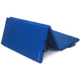 ProsourceFit - Tri-Fold Folding Exercise Mat - 6 ft x 4 ft - Blue