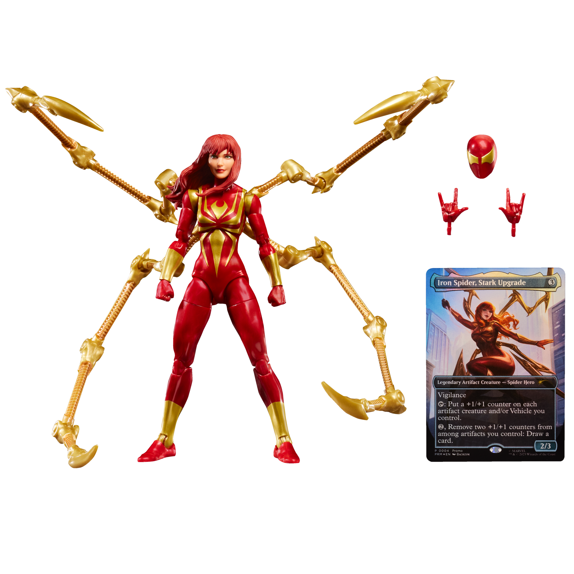 Marvel - Legends Series Magic: The Gathering Mary Jane Watson (Iron Spider) - Front_Zoom