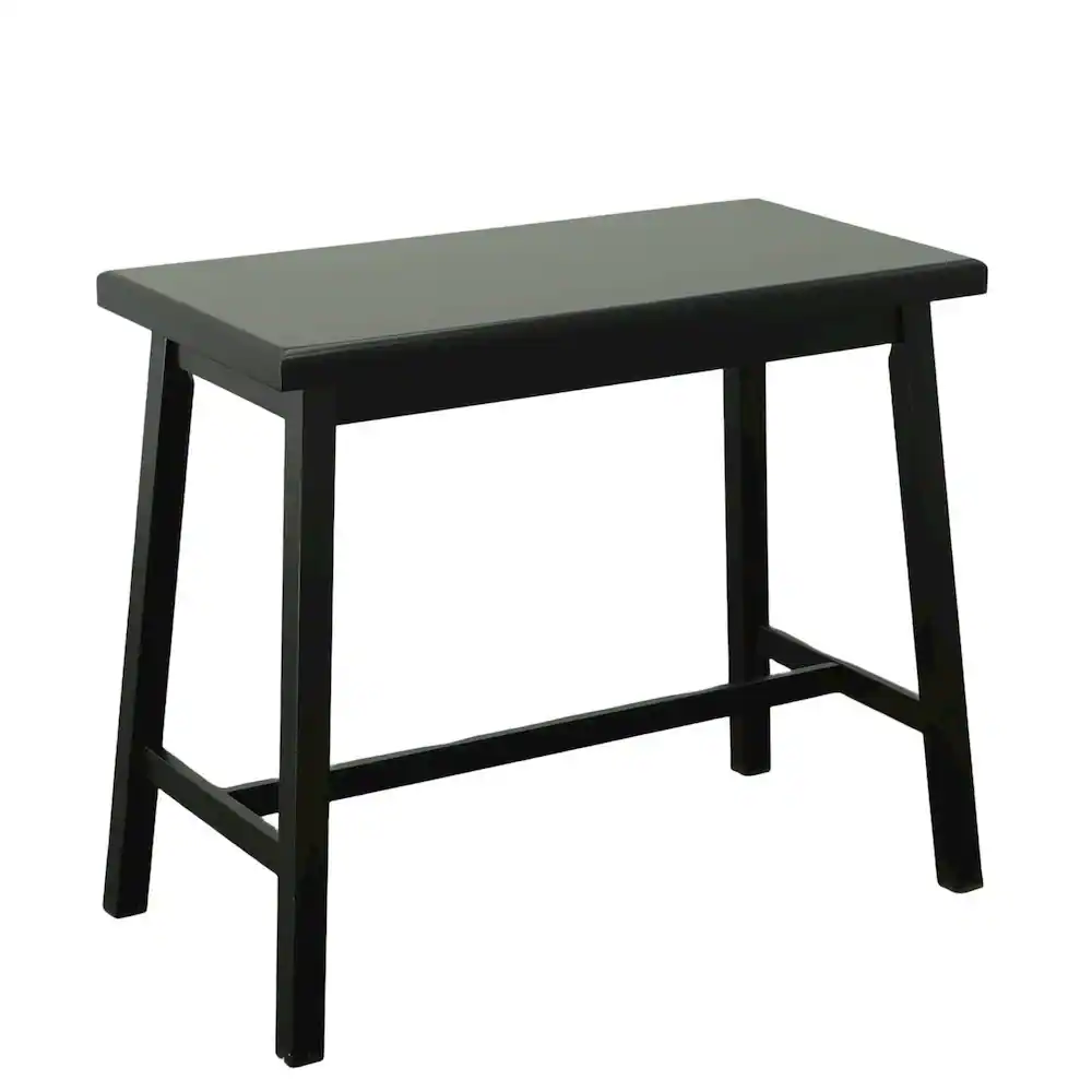 Carolina Chair & Table - Asian Thick Top 42" x 22" Bar Table - Antique Black