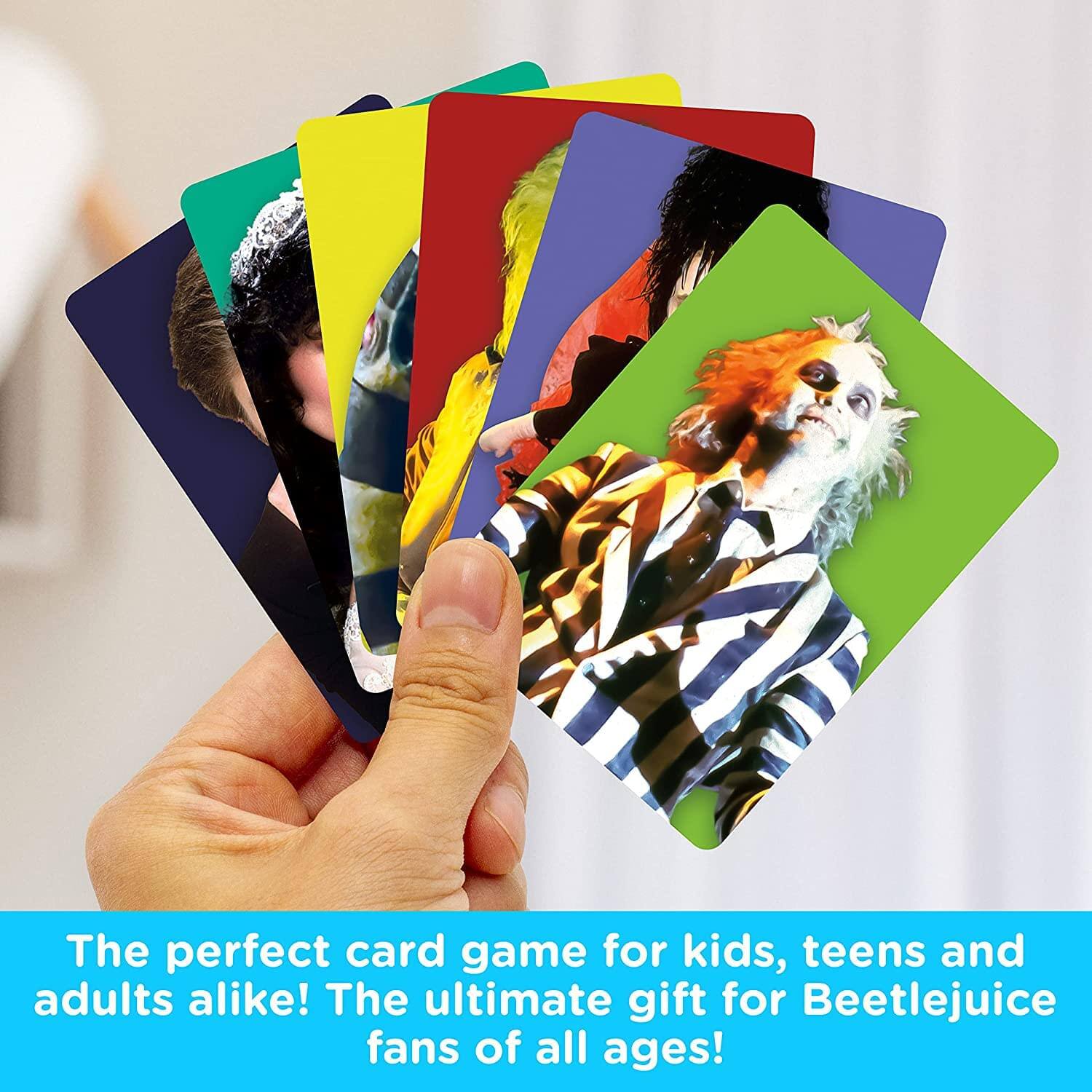 The perfect card game for kids, teens and adults alike! The ultimate gift for Beetlejuice fans of all ages!