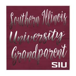 Jardine - Southern Illinois Salukis 10'' x 10'' Grandparent Plaque - Maroon
