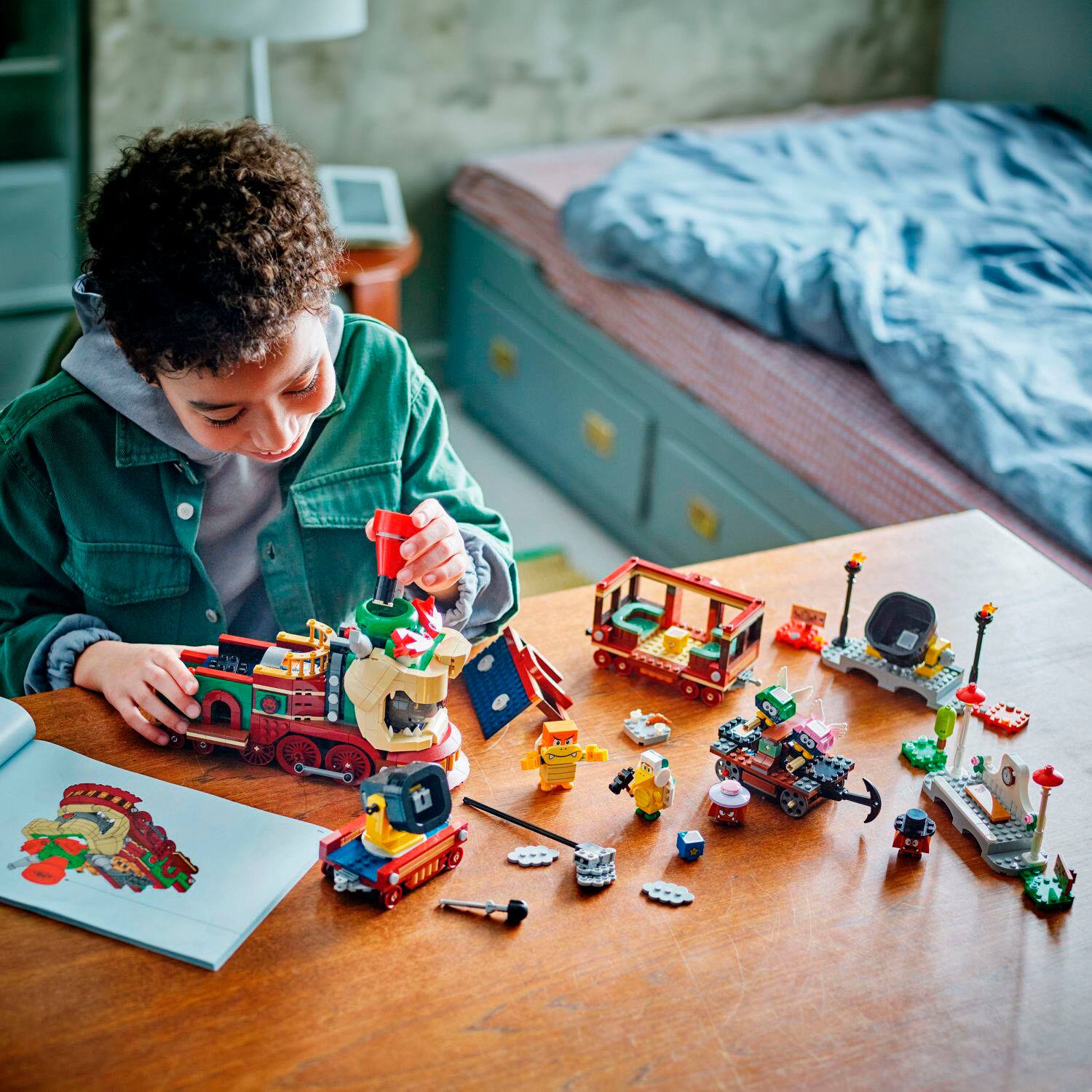 Alt View 12. LEGO - Super Mario The Bowser Express Train Toy Playset and Mario Toy 71437.