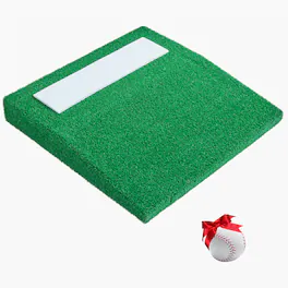 VEVOR - Pitching Mound, Portable Baseball Pitcher's Mound, 31 in Indoor Outdoor Pitching Practice and Training Equipment - Green
