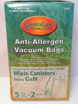 EnviroCare - Vacuum Bags for Vacuum Part #C204 40 Pack