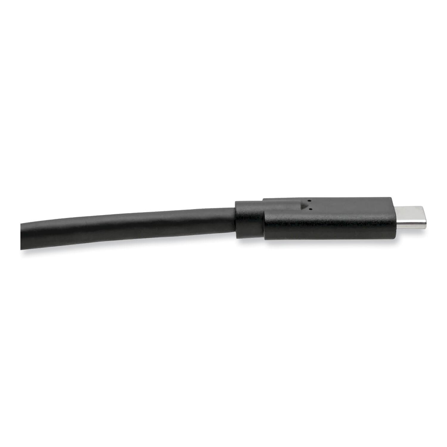 Alt View 5. Tripp Lite - Tripp Lite U420-006-5A 6 ft. USB Type-C (USB-C) to USB Type-C (M/M) 5 A USB 3.1 Gen 1 (5 Gbps) Cable - Black - Black.