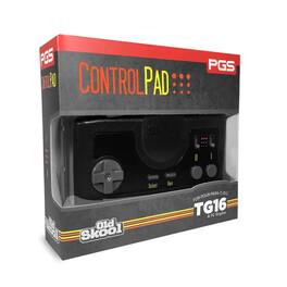 Old Skool - Pro Gamer Series Controller for TurboGrafx 16 and PC Engine - Black