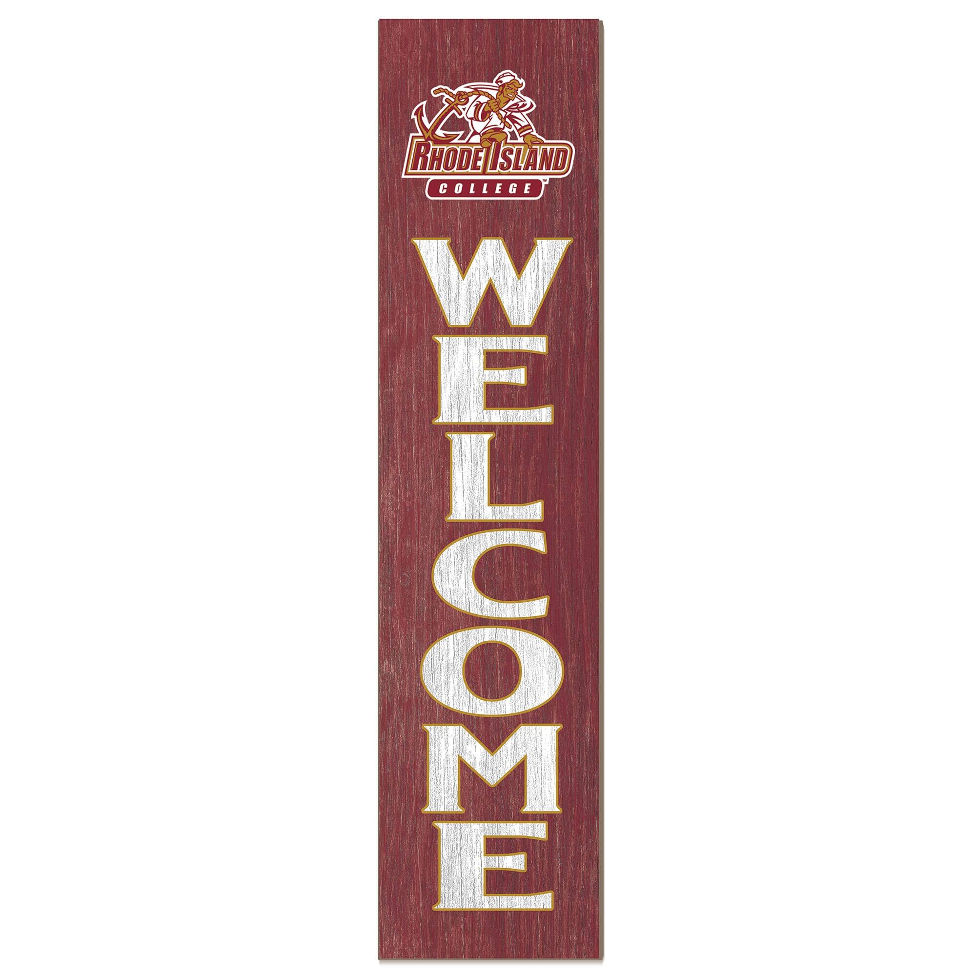 Rhode Island Anchormen 12" x 48" Welcome Outdoor Leaner