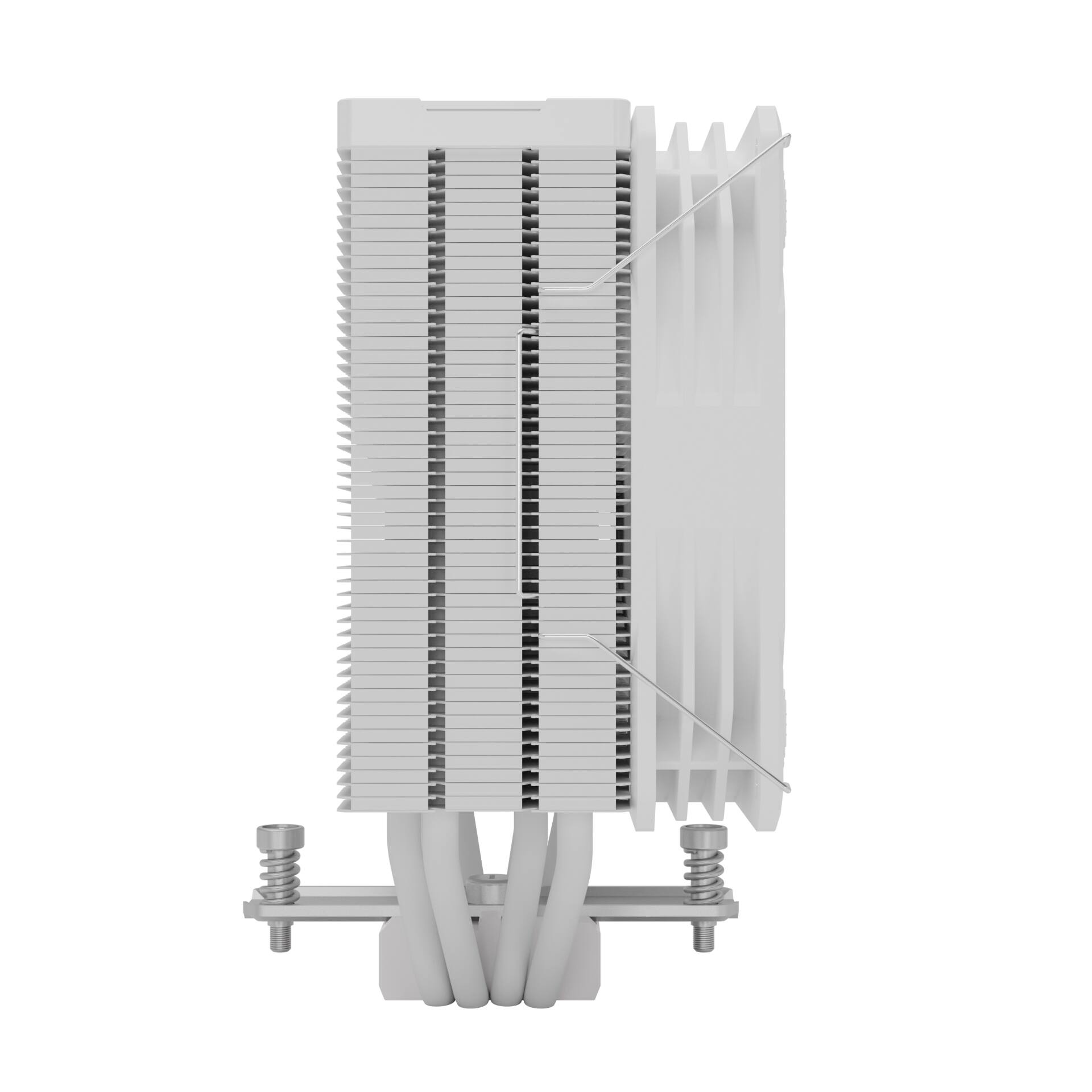 Left. GAMDIAS - Gamdias BOREAS E2-410WH 120mm Hydraulic CPU Air Coolers - White.
