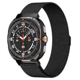 Ultra Supply Co - Milanese Band for Samsung Galaxy Watch Ultra 47mm - Black