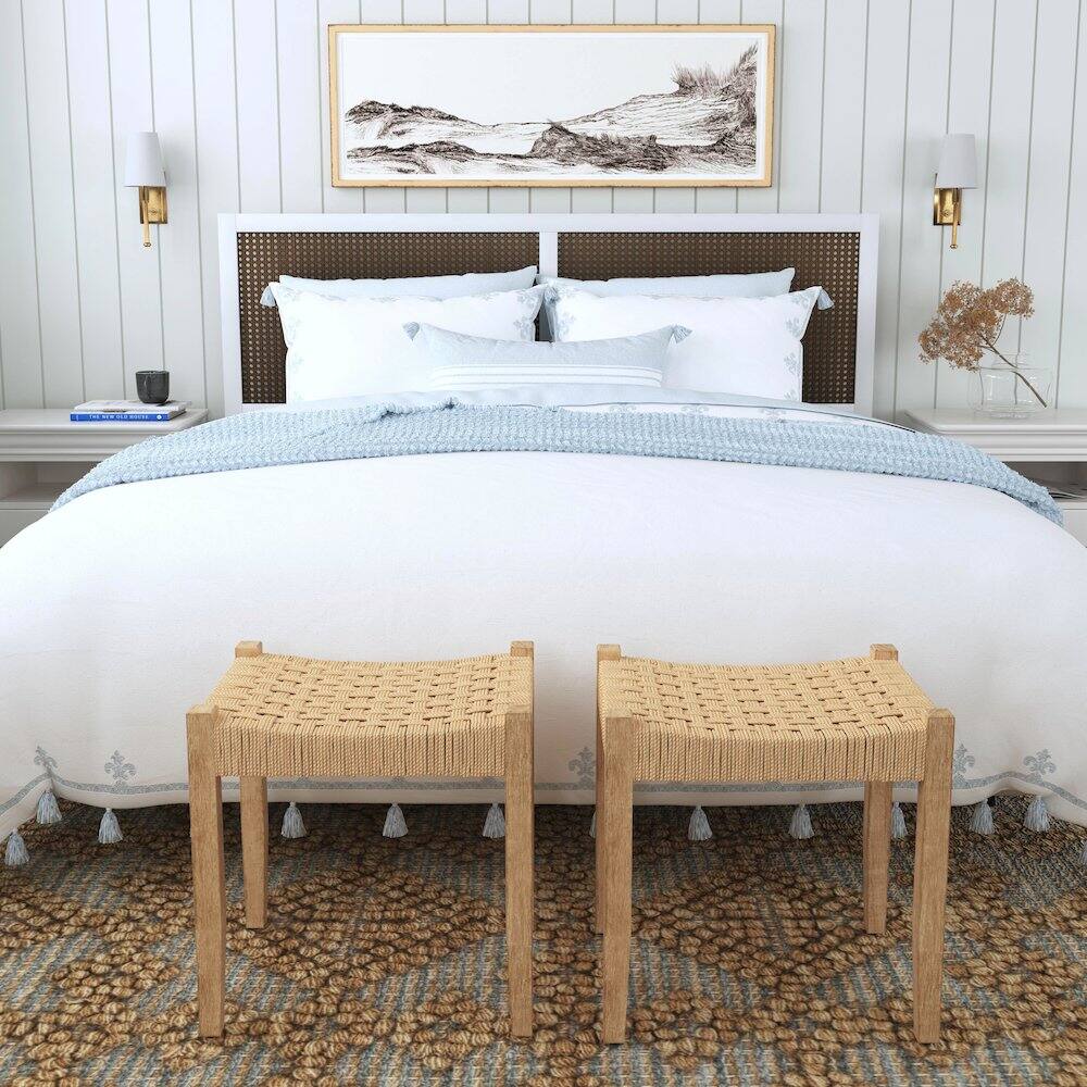 Alt View 4. Butler Specialty - Garner Woven Jute Accent Stool - Natural.