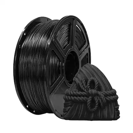 Front. Flashforge - Flashforge ASA Filament 1.75mm Sparkle Black Green, 3D Printer Filament 1kg Spool-Dimensional Accuracy +/- 0.02mm - Sparkle Black Green.