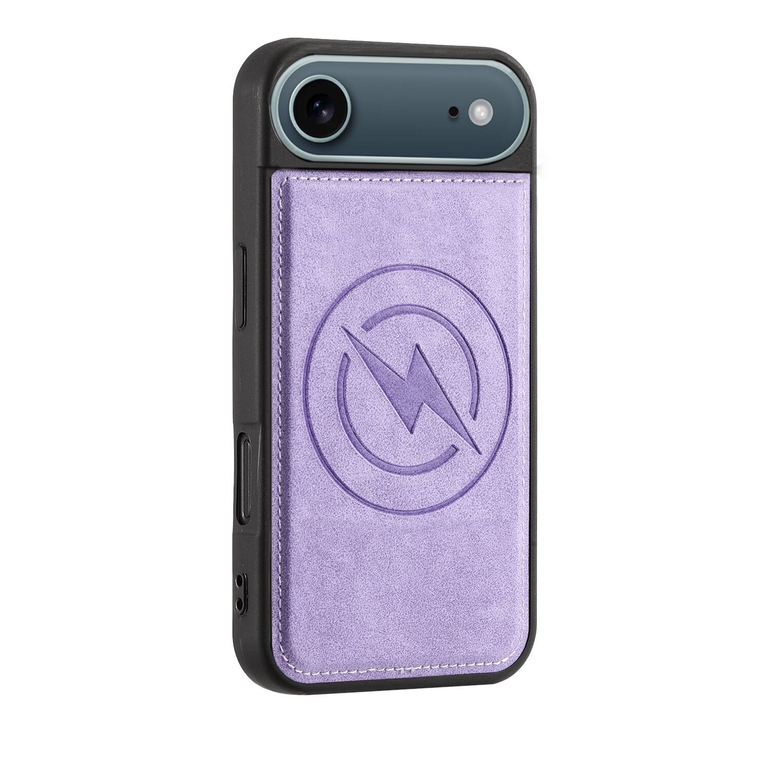 Alt View 3. Dteck - For Apple iPhone Air Wallet Case,2-in-1 Magnetic Detachable Faux Leather Wallet Flip Stand Card Holder TPU Inner Cover - Purple.