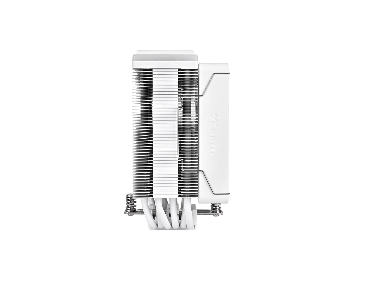 Alt View 3. Thermaltake - Thermaltake ASTRIA 400 ARGB Cooler, 6 Cu Pipes, 120mm Fan, 230W TDP, White - White.