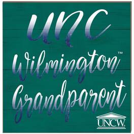 Jardine - UNC Wilmington Seahawks 10'' x 10'' Grandparent Plaque - Green