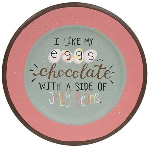I like my eggs chocolate with a side of jelly beans.