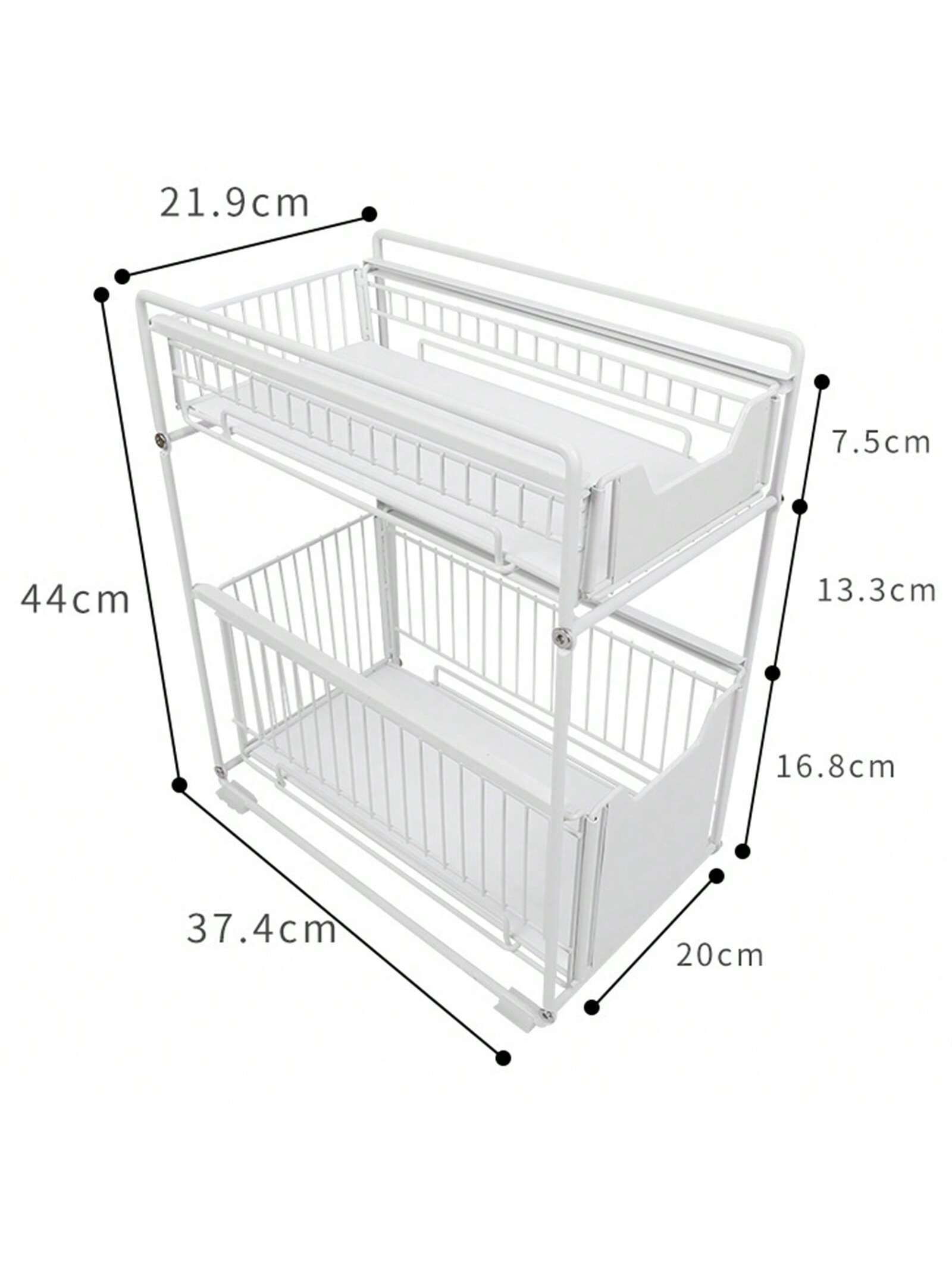 21.9cm  
44cm  
37.4cm  
7.5cm  
13.3cm  
16.8cm  
20cm