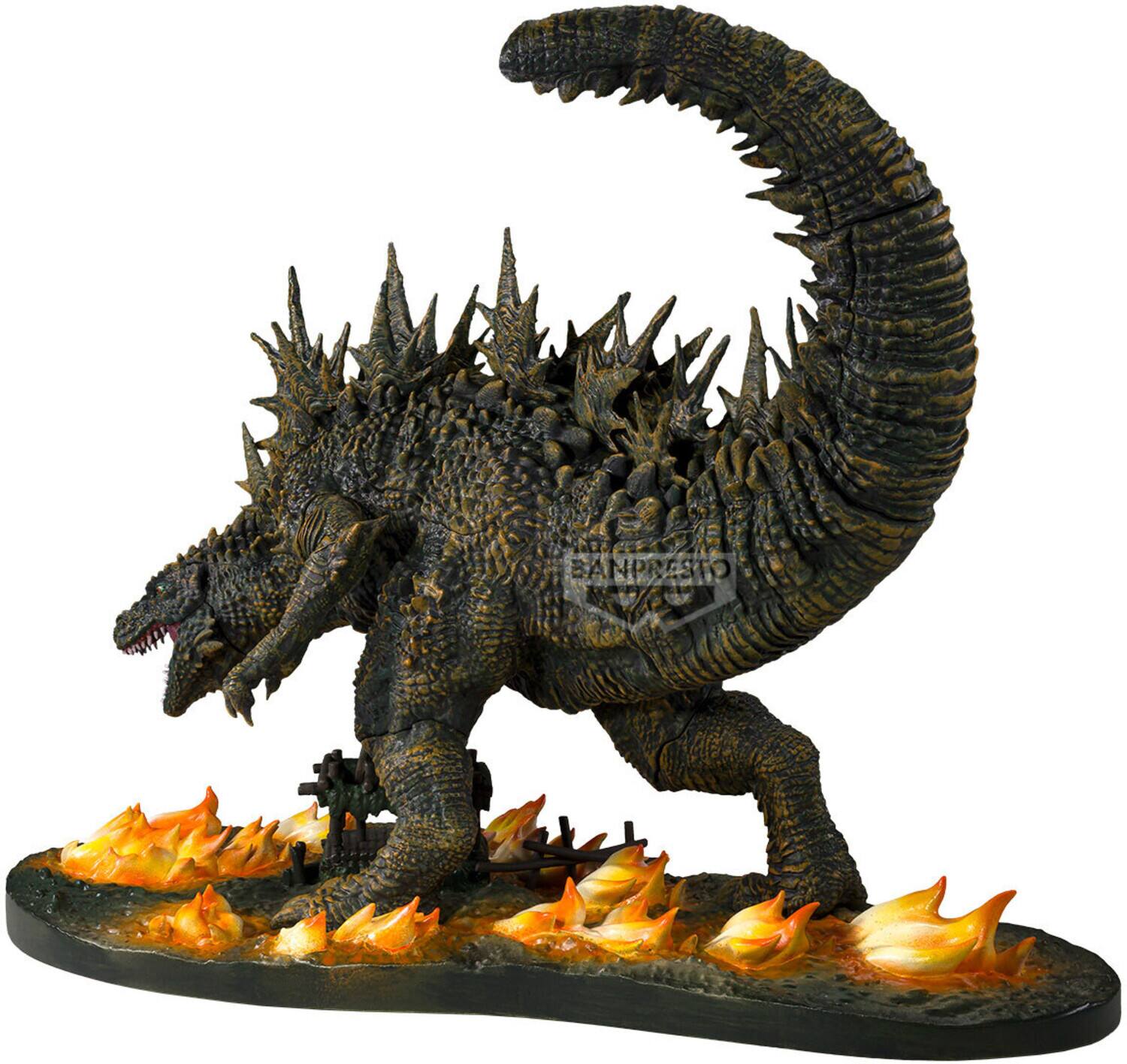 Alt View 4. PopMarket - Banpresto Godzilla Minus One Art Vignette Godzilla 2023 Odo Island Attack Statue   - COLLECTIBLES - Multicolor.