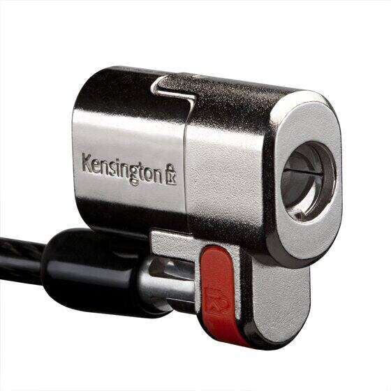 Back. Kensington - Kensington ClickSafe Keyed Lock for Dell Laptops - Keyed Lock - Silver - Carbon Steel - For Notebook, Tablet.