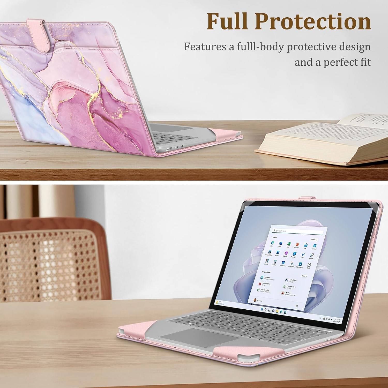 Full Protection  
Features a full-body protective design and a perfect fit