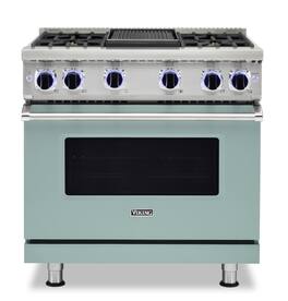 Viking - VGR Freestanding 7 Series Gas 36" Range - Splash