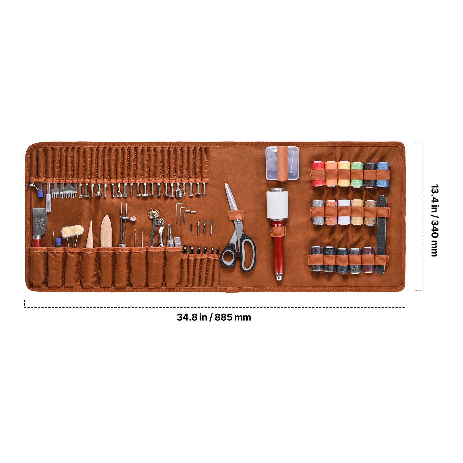 13.4 in / 340 mm  
34.8 in / 885 mm