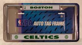 Rico Industries - Boston Celtics NBA Chrome Metal License Plate Frame - Multi