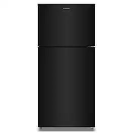 Amana - 30 in. Wide 19 cu. ft. Garage Ready Top-Freezer Refrigerator and - Black