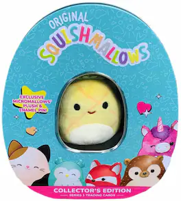 Kellytoy - Squishmallow Trading Card Collector Tin Series 1 | Maui The Pineapple - Blue