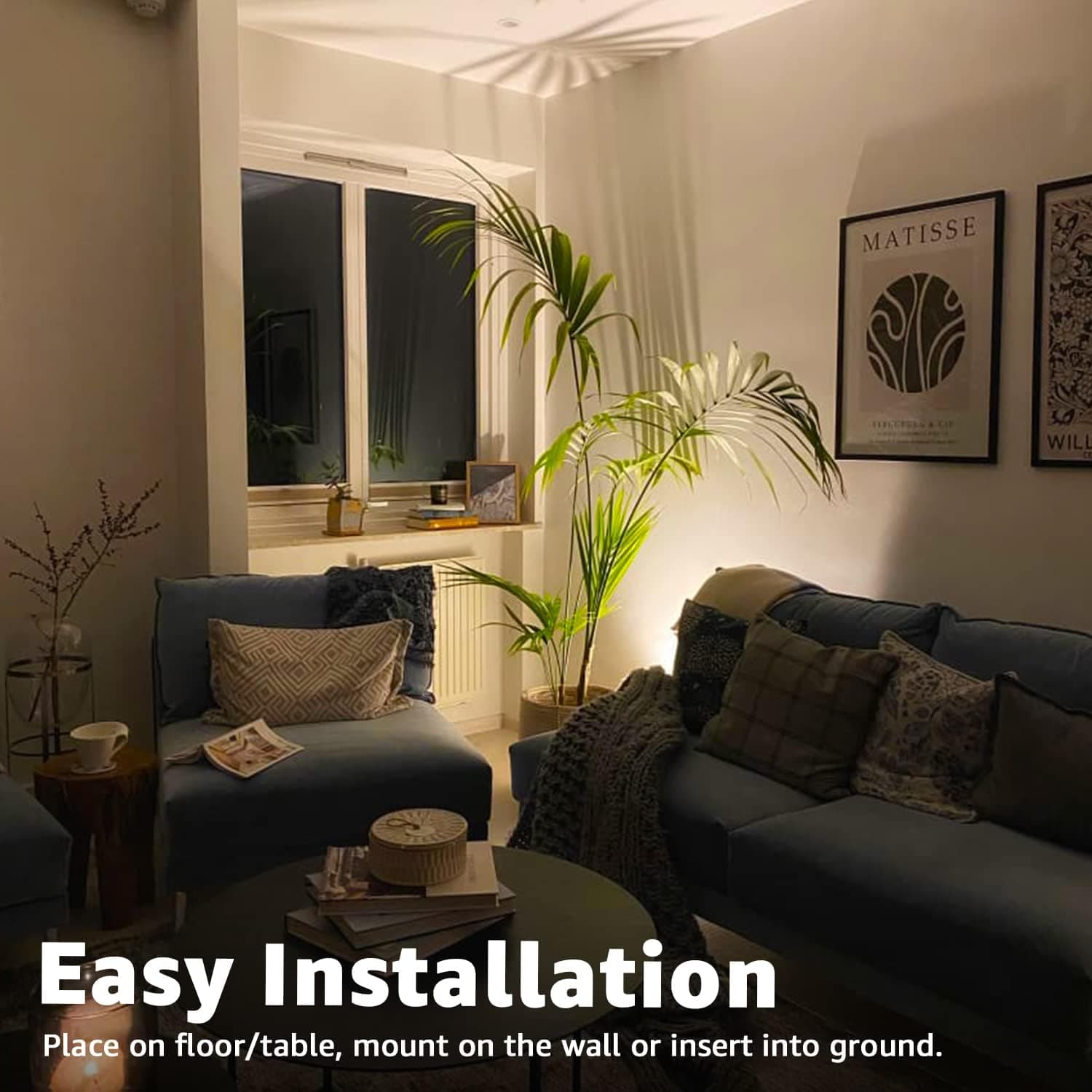 MATISSE 50 WILL

Easy Installation

Place on floor/table, mount on the wall or insert into ground.