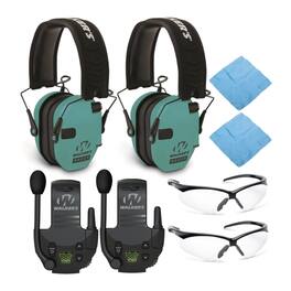Walkers - Razor Electronic Muffs (Light 2-Pack) with Walkie Talkies - Teal