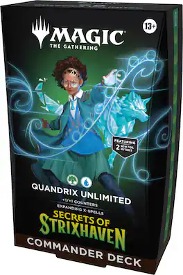 Wizards of The Coast - Magic: The Gathering Secrets of Strixhaven Commander Deck - Quandrix Unlimited