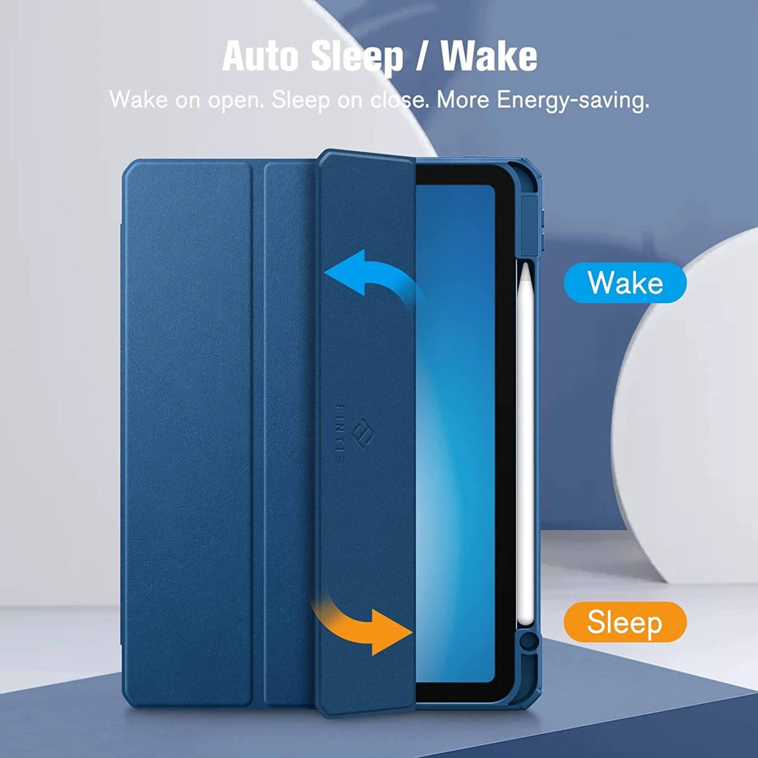 Auto Sleep / Wake  
Wake on open. Sleep on close. More Energy-saving.  

Wake  
Sleep