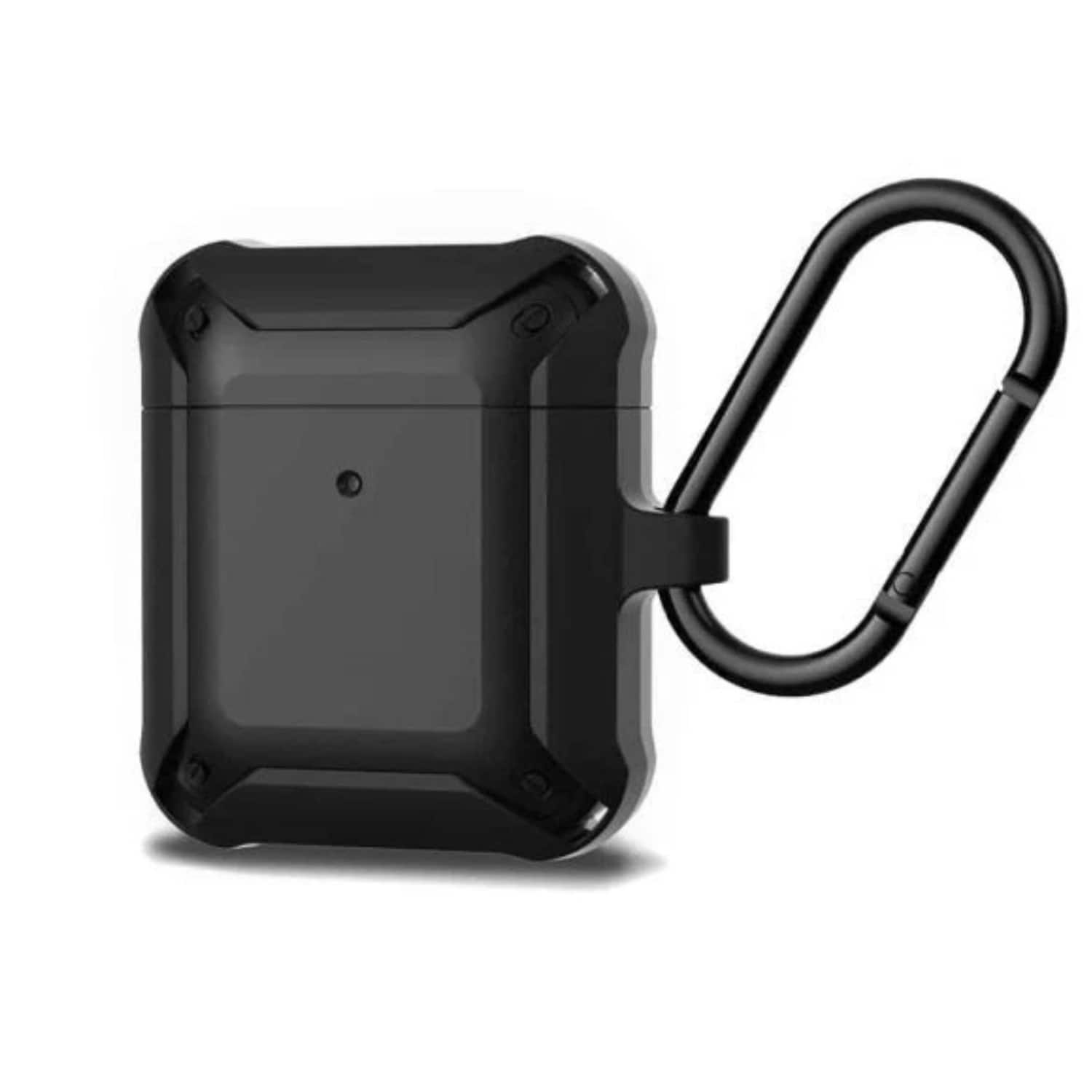 Home Collection - Shockproof AirPods Case Cover with Keychain - AirPods 1st / AirPods 2nd Black+Black