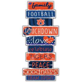 Fan Creations - Auburn Tigers 5'' x 24'' Celebrations Stack Sign - Multicolor