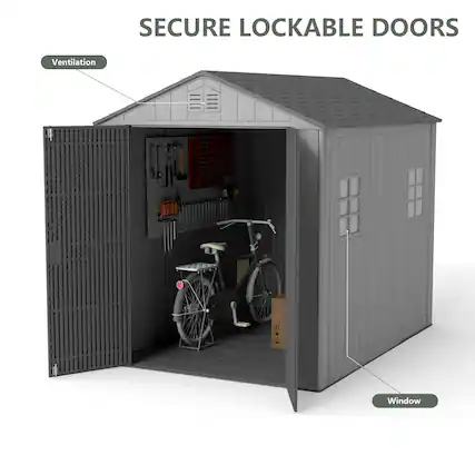 SECURE LOCKABLE DOORS
Ventilation
Window
