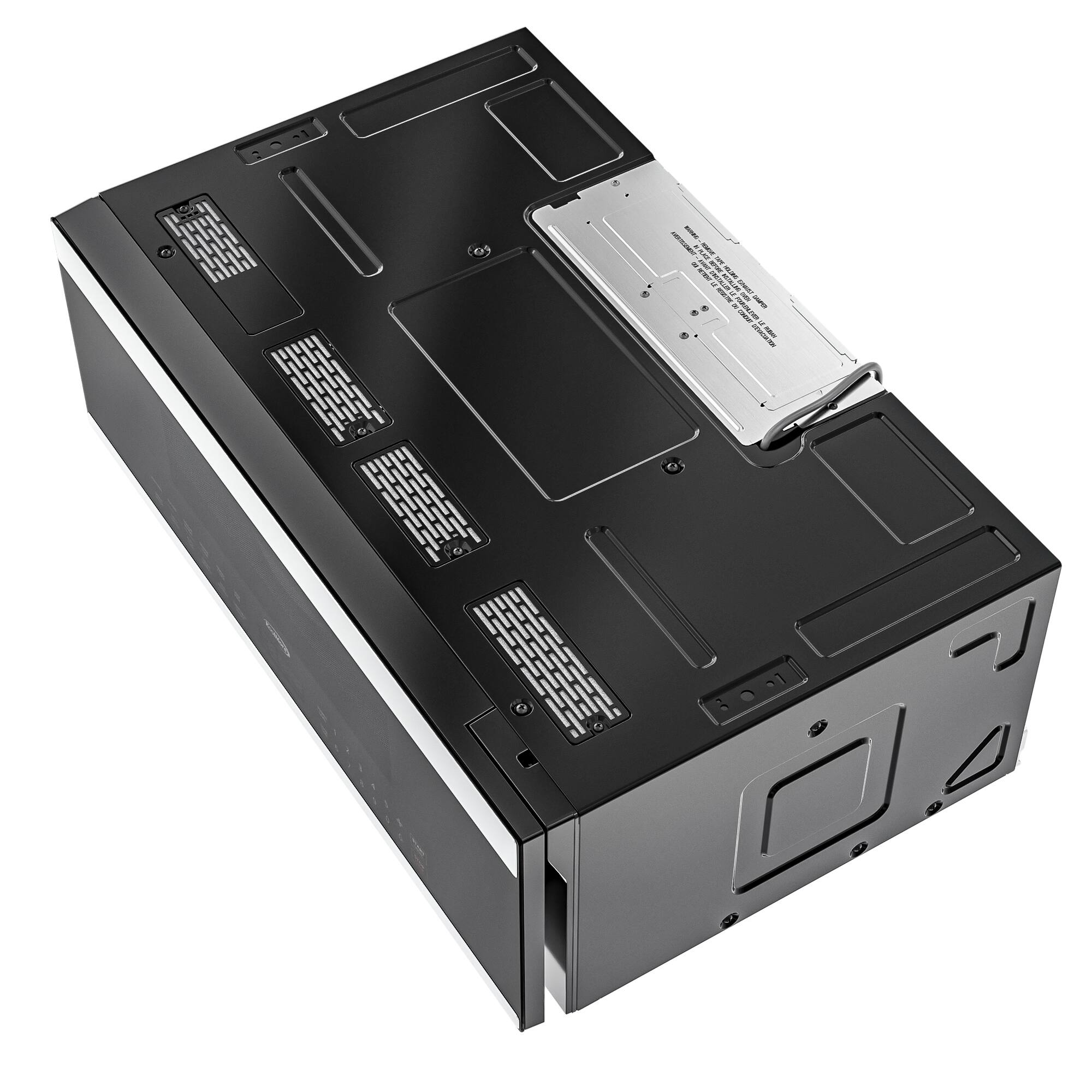 Back. Koolmore - 30 in. Over the Range Low Profile Microwave in Stainless-Steel, 1.2 cu. ft. - Stainless-Steel.